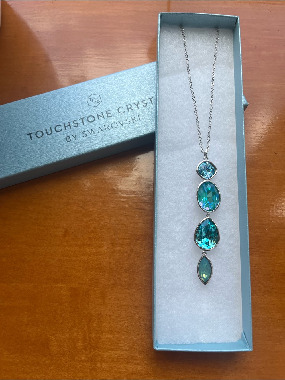 💙💎💚Touchstone Crystal Shining Seas Pendant💚🩵